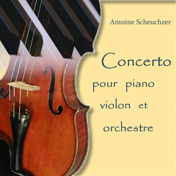 CD du Concerto pour piano, violon et orchestre